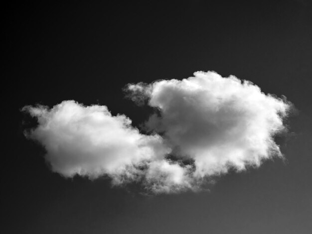 Black and white clouds in the sky background