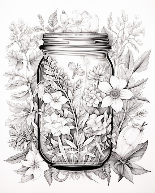 Photo black white coloring page enchanting