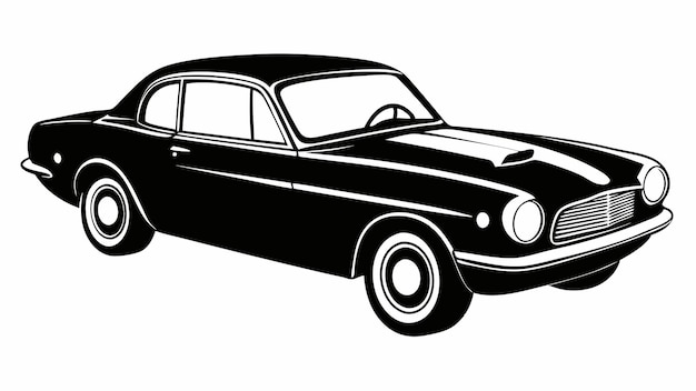 Photo a black and white drawing of a car with the words  car  on it