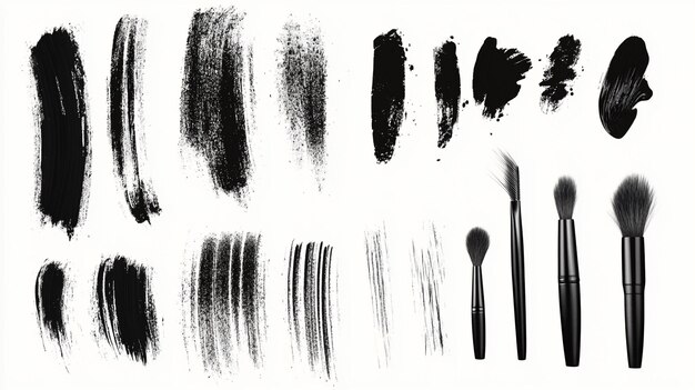 Photo a black and white drawing of a spoon and a spoon