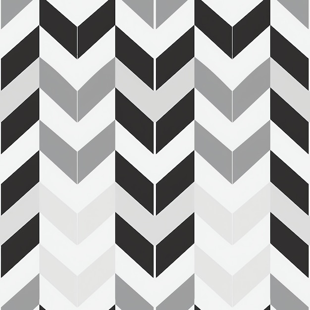 Photo a black and white geometric pattern with a black and white background