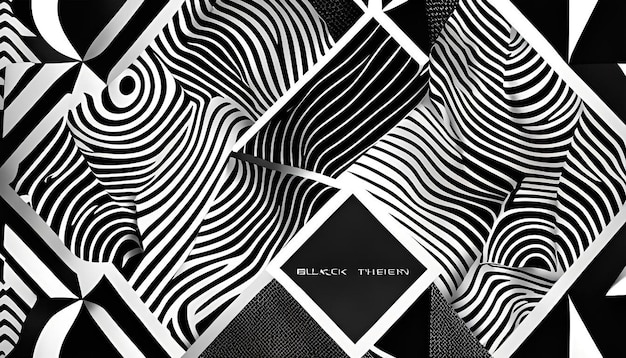 Photo black and white geometric patterns