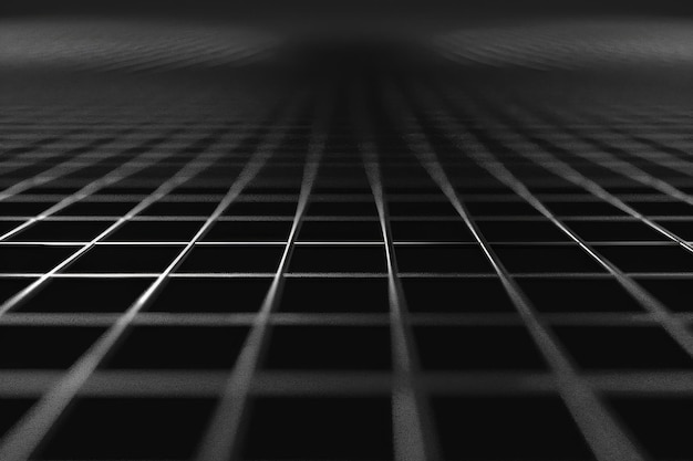 Black and White Grid Pattern