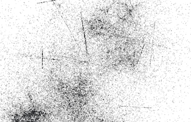 Black and white grunge Distress overlay texture Abstract surface dust and rough dirty wall