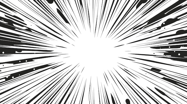 Photo a black and white image of a burst of light