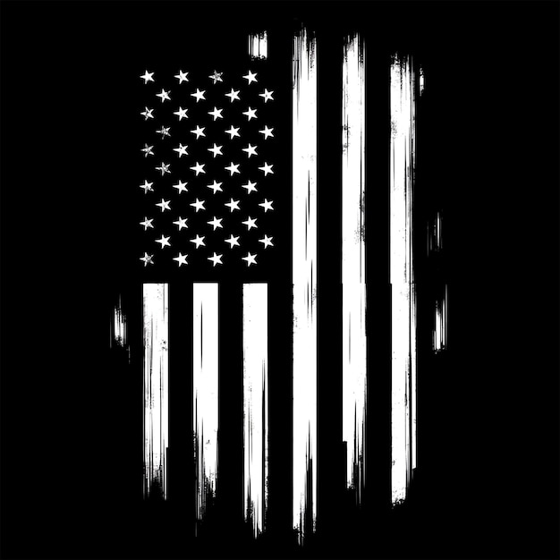 a black and white image of a flag with the words  stars  on it