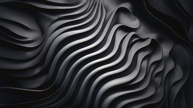 a black and white image of a wavy background