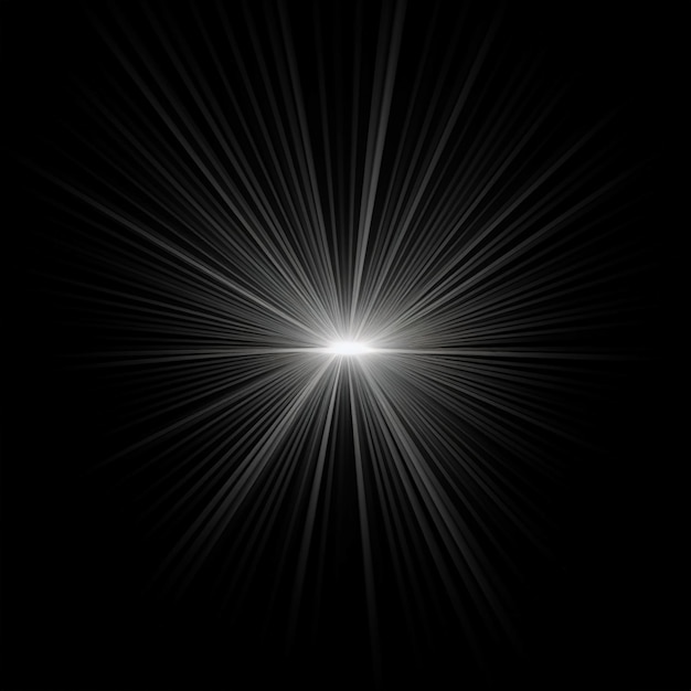 Black and white light streaking