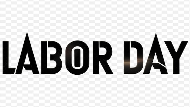 Photo a black and white logo with the words day day day on a transparent background