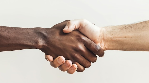 A black and white man shaking hand UHD wallpaper