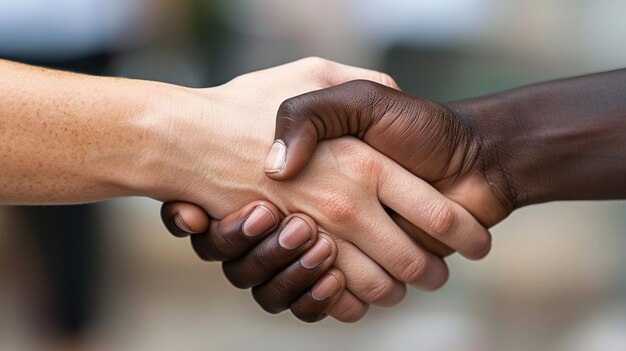 A black and white man shaking hand UHD wallpaper