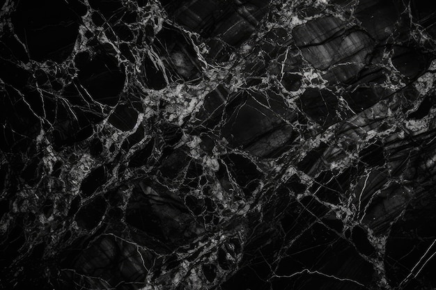 Black and white marble texture background Generative AI