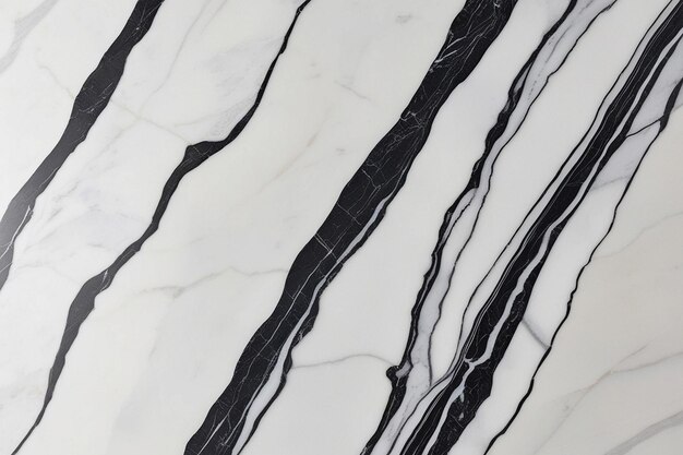 a black and white marble with a black and white pattern