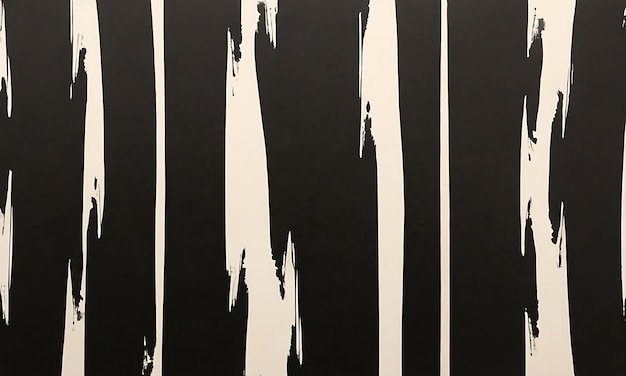 a black and white painting of a large letter t