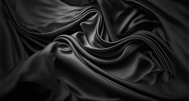 Black and white photo of a cloth Generative AI