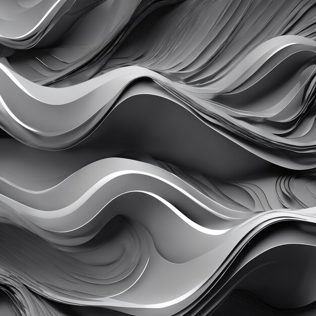 a black and white photo of a grey and white abstract paper