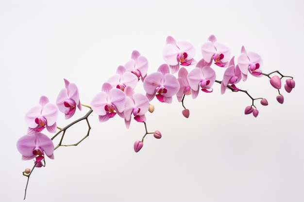 Black and white photo of an orchid for a classic elegant look