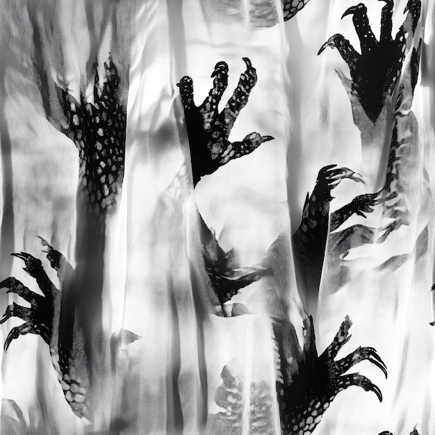 Photo a black and white photo of plants and trees