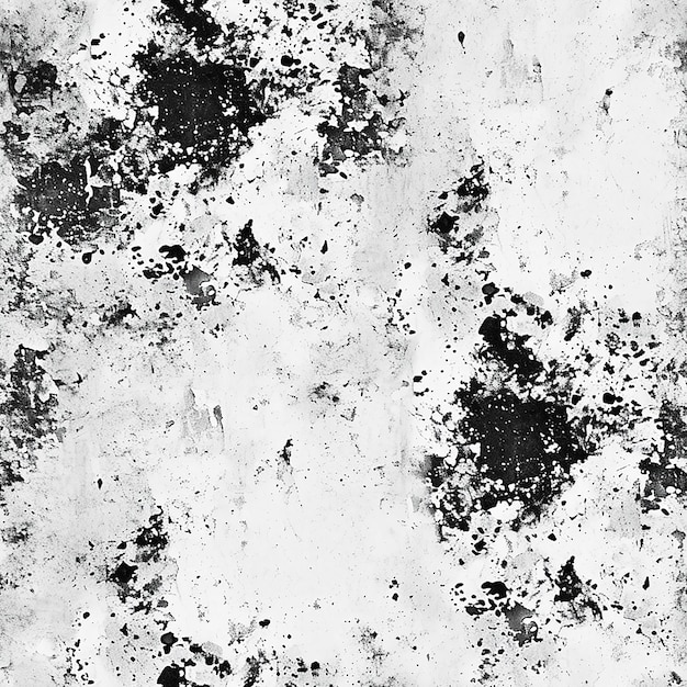 a black and white photo of a wall with a white patch of paint