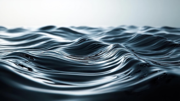 a black and white photo of a wave with a white background