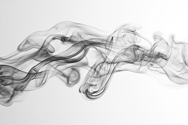 a black and white picture of smoke with the word smoke on it