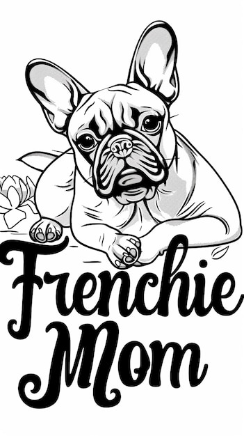 Photo a black and white poster that says french french on it