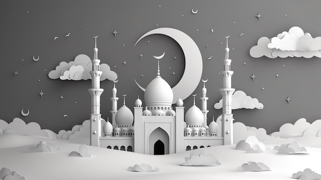 Black and White Ramadhan kareem design Stories