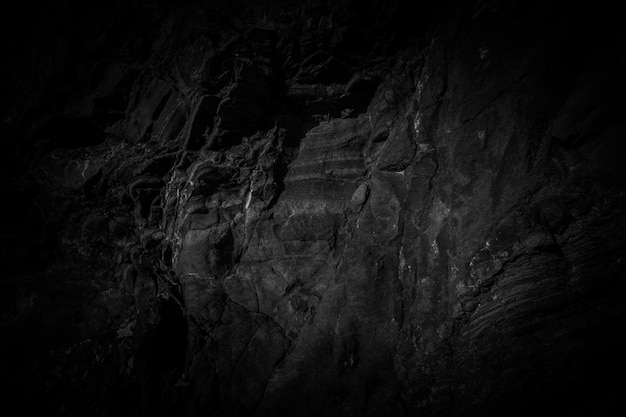 Black and white rock surface texture Weathered stone background