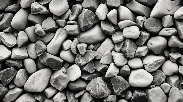 Black white rock texture background Generative AI