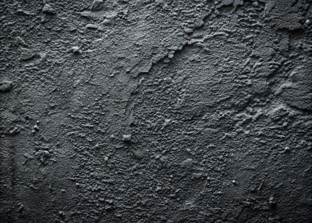 Photo black white stone texture rock surface closeup like a old rough concrete wall