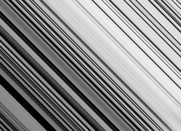 Black and white stripe abstract background Motion lines effect Grayscale fiber texture backdrop and banner