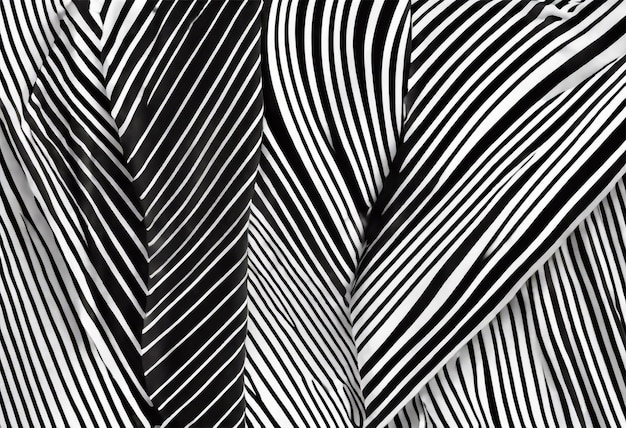 A black and white striped pattern with varying thickness