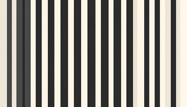 Photo a black and white wall with a white and black striped pattern