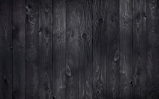 Black wooden background