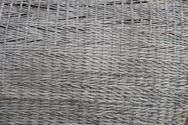 Black woven wood texture backgroundDark weave bamboo wood texture