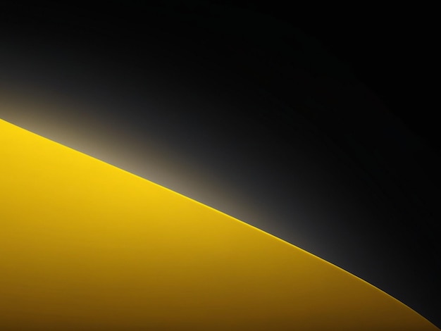 Black Yellow Abstract Vivid Gradient Landscape Background