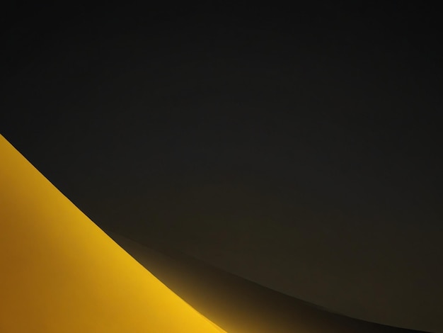 Black and Yellow Abstract Vivid Gradient Landscape Background