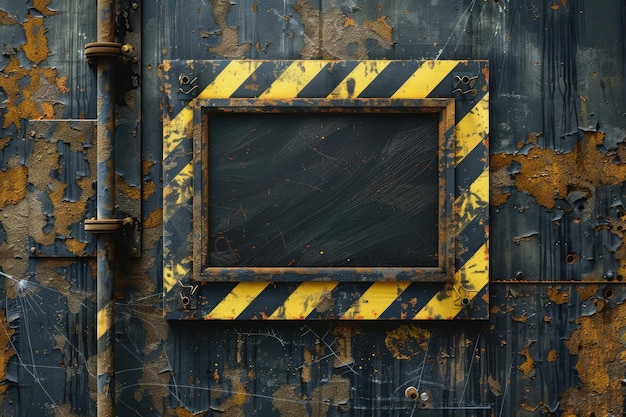 a black and yellow sign that says  danger  is on a black background