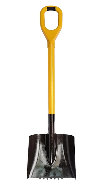 a black and yellow spool of plywood with a yellow handle