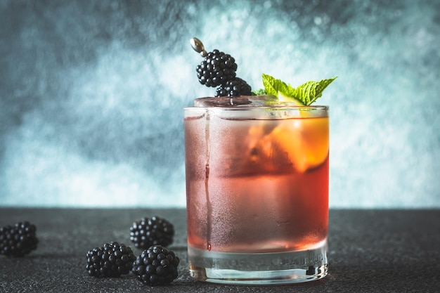 Blackberry Bourbon Smash