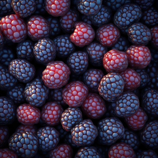 Blackberry fruit fresh and tasty overwhelming abundance