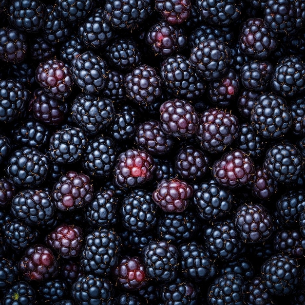 Blackberry fruit fresh and tasty overwhelming abundance