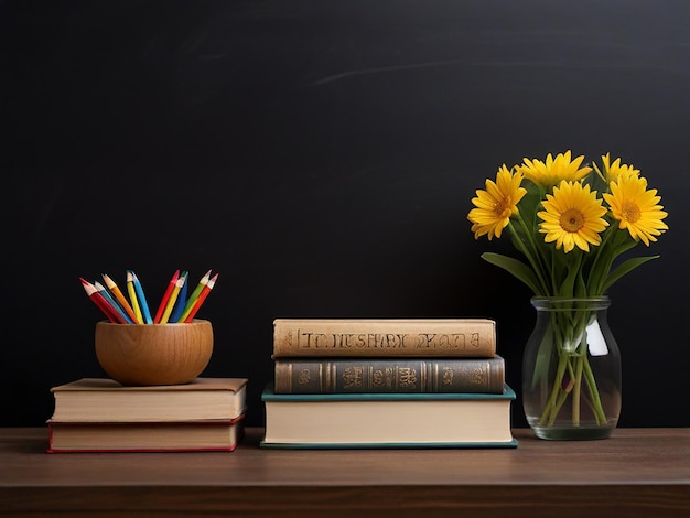 a blackboard with a chalkboard that saysthe yearon it