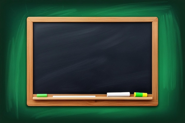 a blackboard with a wooden frame that says quot the word chalk quot on it