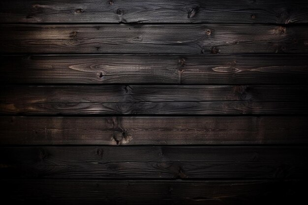 Blackened Beauty Black Wood Texture Background photo