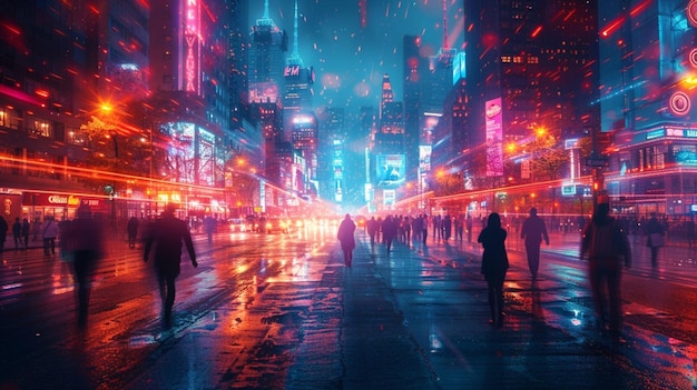 Blade Runner Dreams Fictional Cityscape Illumination