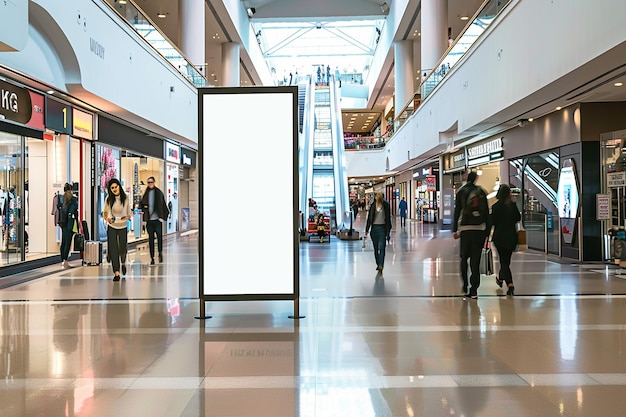 Blank advertising billboard on different places mock up for your product design Generative AI