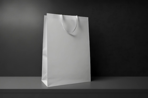 Blank bag background copy space mockup