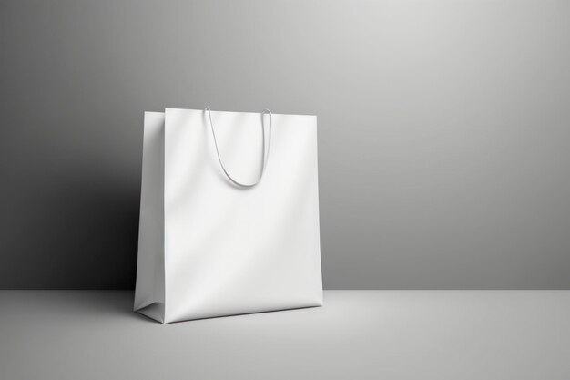 Blank bag background copy space mockup