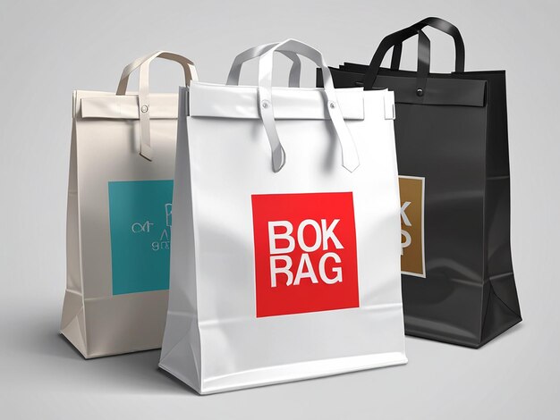 Photo blank bag mockup 4k